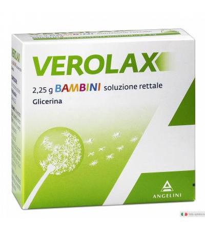 Verolax Bambini Soluzione Rettale 6 Clismi 2,25g