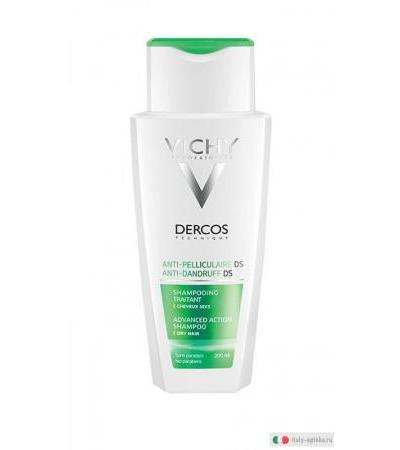Vichy Dercos Anti-forfora DS Shampoo trattante capelli secchi 200ml