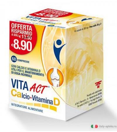 Vita Act Calcio+Vitamina D 60 Compresse