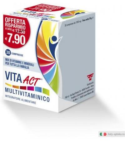 Vita Act vitamine e minerali per tutta la famiglia 30 compresse
