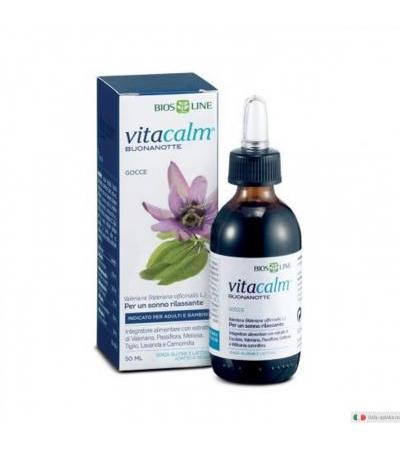 VitaCalm Buonanotte integratore alimentare utile per un sonno tranquillo 50ml