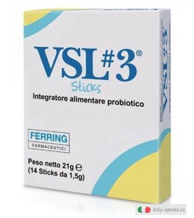 VSL3 integratore alimentare utile per la flora intestinale 14 stick