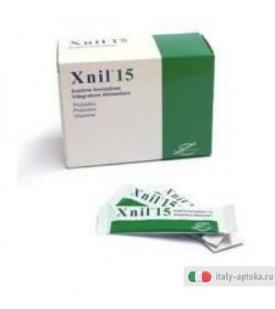 Xnil 15 15 bustine integratore probiotici prebiotici vitamine del gruppo B