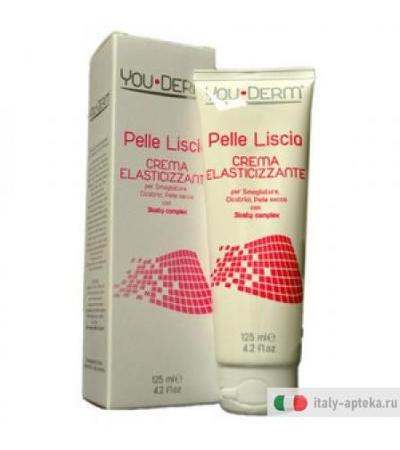 You-Derm Pelle Liscia Crema Elasticizzante crema elasticizzante per Smagliature, Cicatrici, Pelle secca con 3lasty complex 125 ml