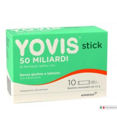 Yovis Stick 50 miliardi fermenti lattici vivi 10 Bustine da 1.5g