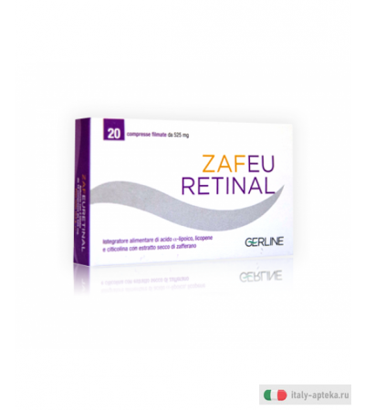 Zafeuretinal Integratore Alimentare Fabbisogno di elementi Nutritivi 20 compresse