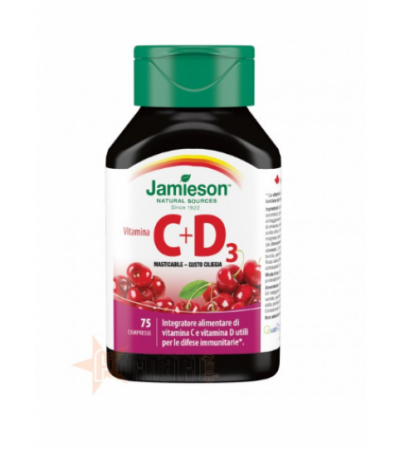 JAMIESON VITAMINA C+D3 75 CPR